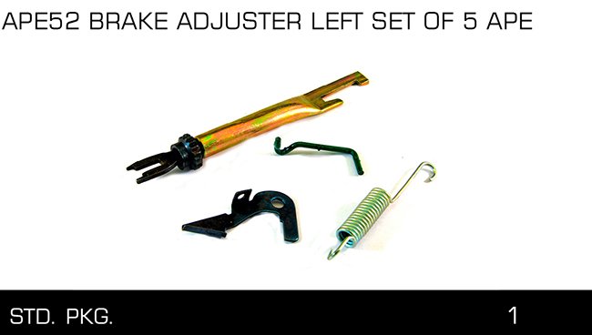 APE52 BRAKE ADJUSTER LEFf SET OF 5 APE
